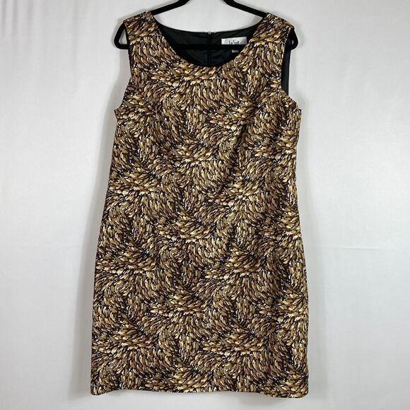 Le Suit sleeveless lined sheath dress size 18 - Picture 1 of 7